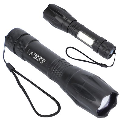 Best Buddy Tools ® Duo Beam Rechargeable LED and COB Flashlight