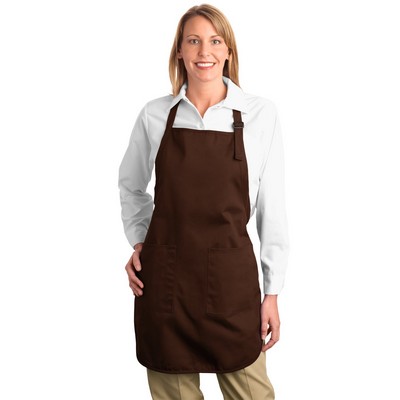 Port Authority® Full-Length Apron with Pockets.