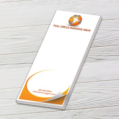 Full-Color Notepads - 100 Sheets (4" x 8.75")