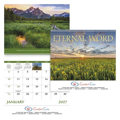 Good Value™ Eternal Word without Funeral Planner - Spiral Calendar