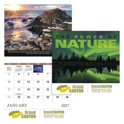 Good Value™ The Power of Nature - Stapled Calendar