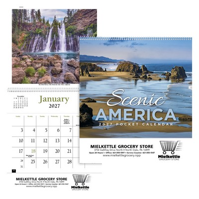 HotLine® Products Scenic America® Pocket Calendar