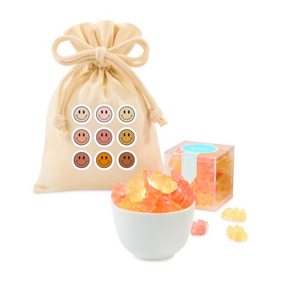 Sugarfina Champagne Bears Candy Cube Gift Bag - Natural